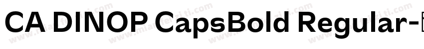 CA DINOP CapsBold Regular字体转换